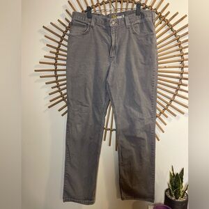 Carhart Men’s Gray Rugged Flex Canvas Work Pants Relaxed Fit Utility Gorpcore 36